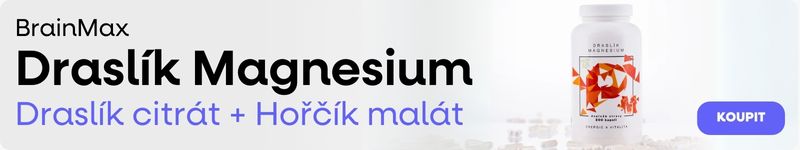 BrainMax Drasli╠ük Magnesium, Drasli╠ük citra╠üt + Hor╠îc╠îi╠ük mala╠üt